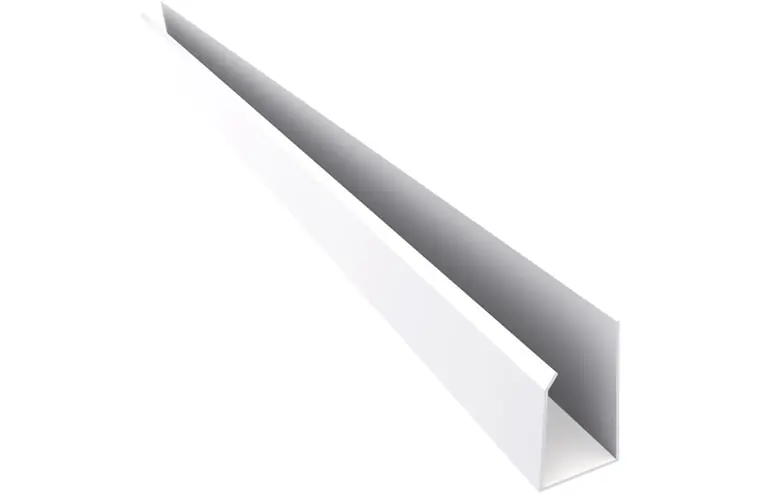 Perfil U Blanco PVC 6m Perimetral