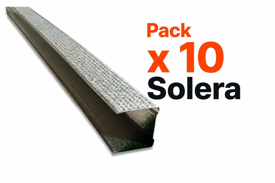 Pack solera 35 mm  3 mts x 10 unid