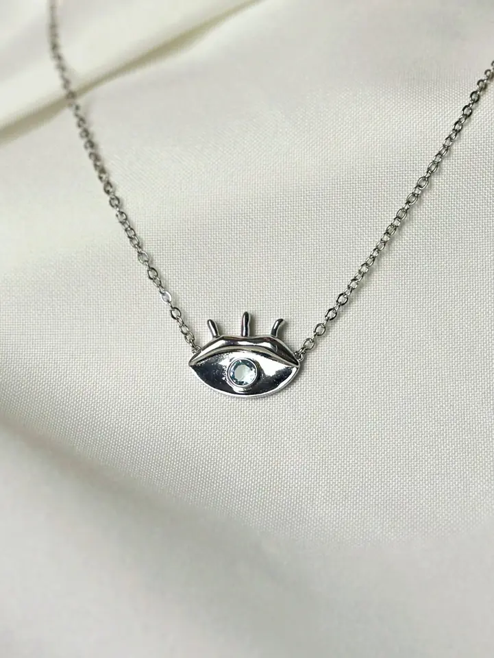 Collar con dije de ojo 🧿