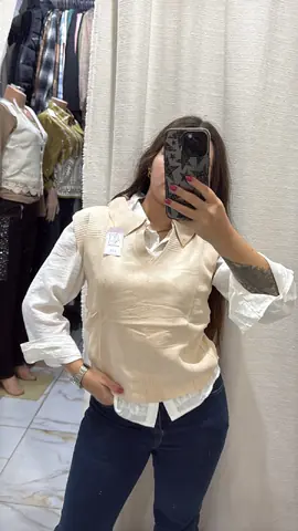 Chaleco Ana beige