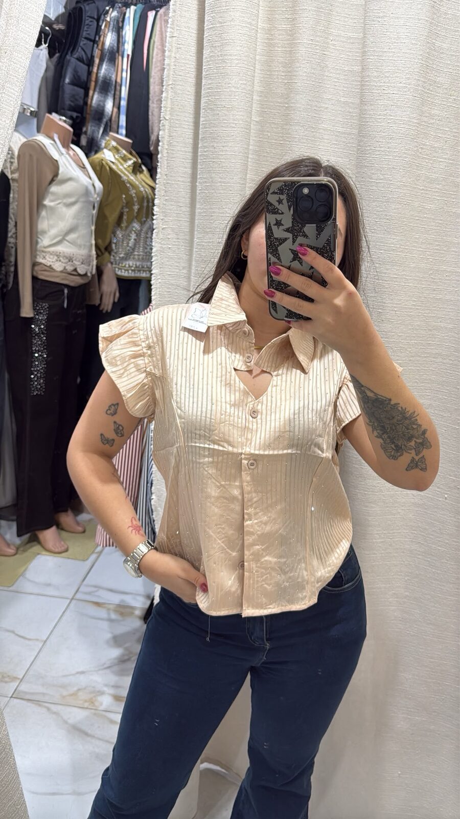 Camisa brillo