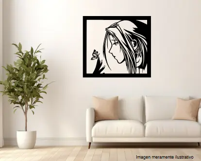 Cuadro Chica Anime MDF