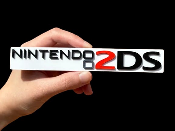 Nintendo 2DS Logotipo 3D