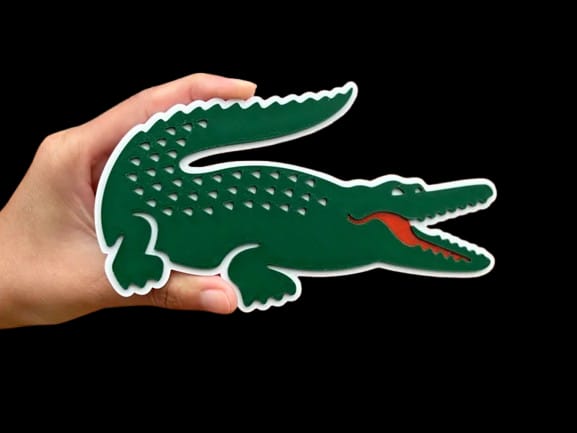 Lacoste Logotipo 3D
