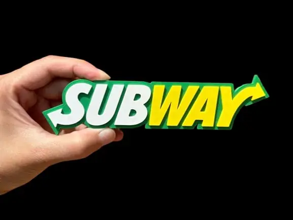 Subway Logotipo 3D
