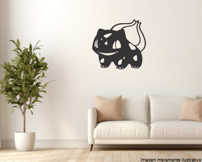 Cuadro Bulbasaur MDF