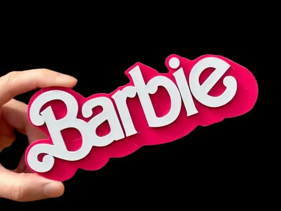 Barbie Logotipo 3D
