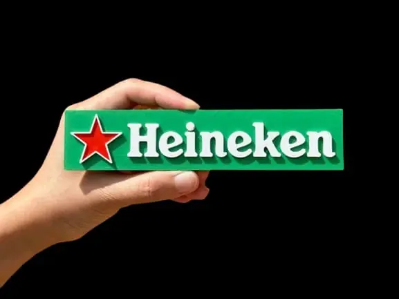 Heineken Logotipo 3D