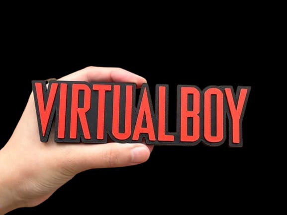 Virtual Boy Logotipo 3D