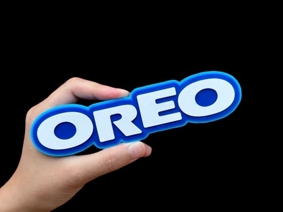 Oreo Logotipo 3D