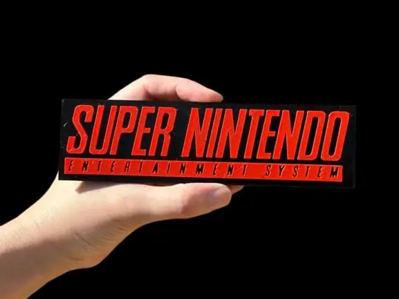 Super Nintendo Logotipo 3D