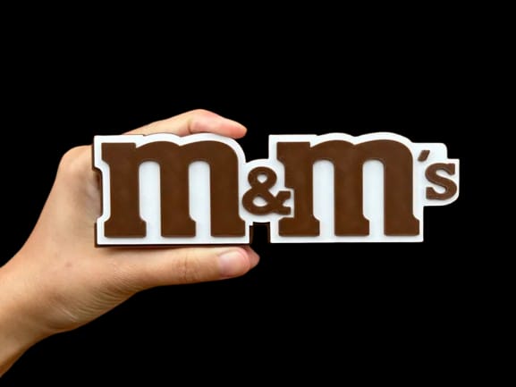 M&M Logotipo 3D