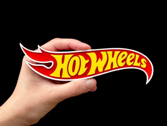 Hot Wheels Logotipo 3D