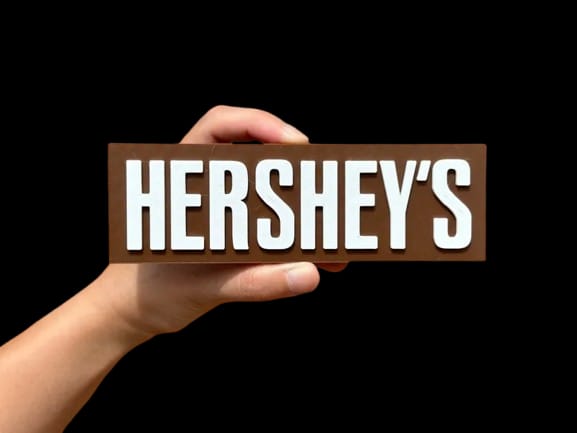 Hersheys Logotipo 3D