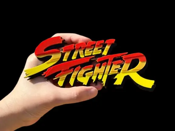 Street Fighter Logotipo 3D