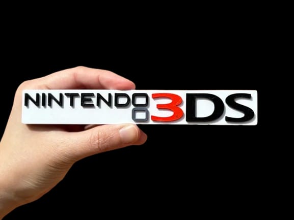 Nintendo 3DS Logotipo 3D
