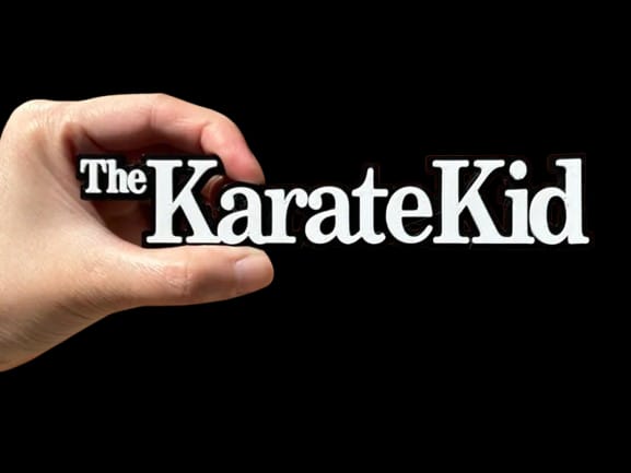 Karate Kid Logotipo 3D