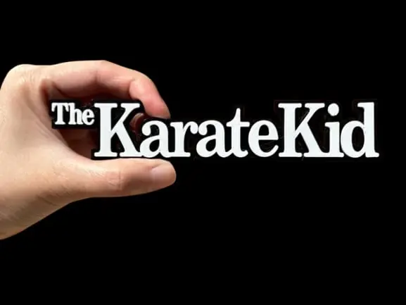 Karate Kid Logotipo 3D