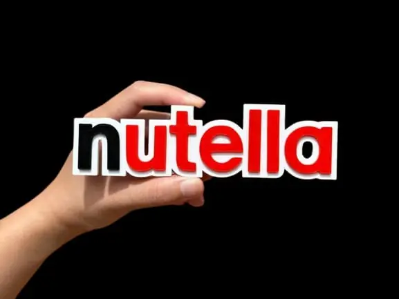 Nutella Logotipo 3D