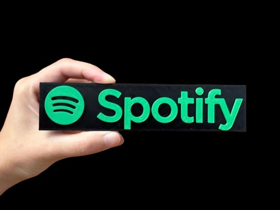 Spotify Logotipo 3D