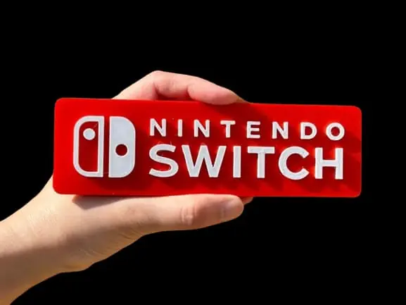 Nintendo Switch Logotipo 3D