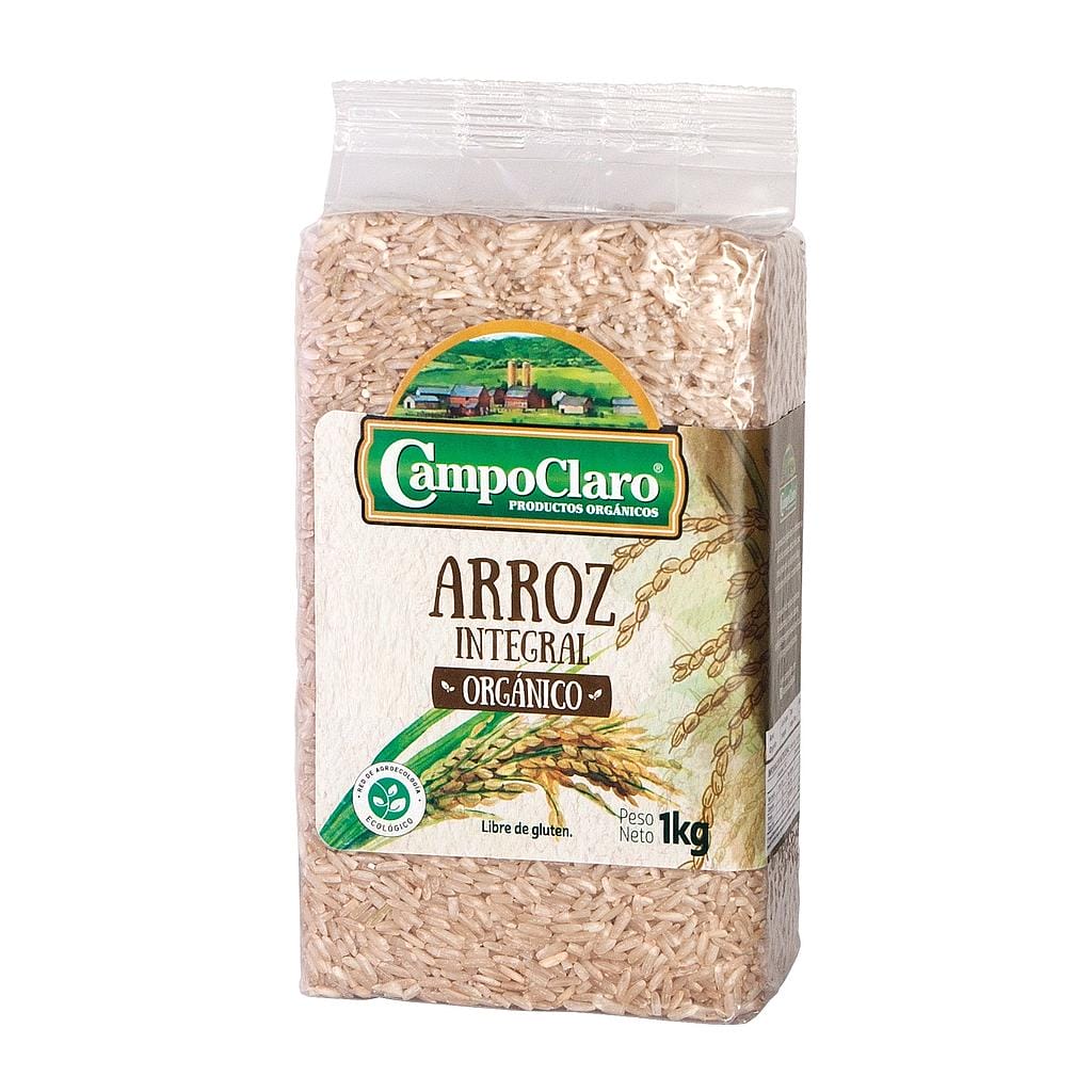 Arroz Integral Orgánico 1kg CAMPO CLARO