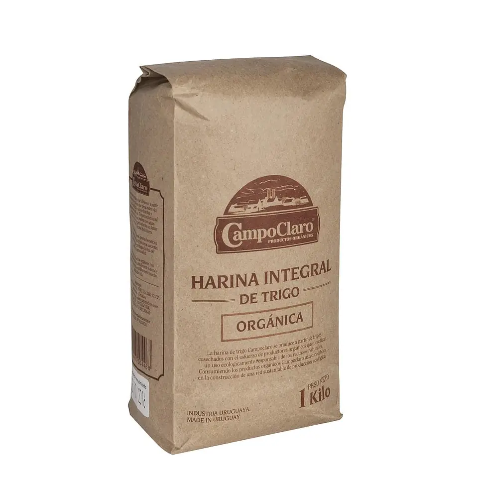Harina Integral Orgánica 1kg CAMPO CLARO