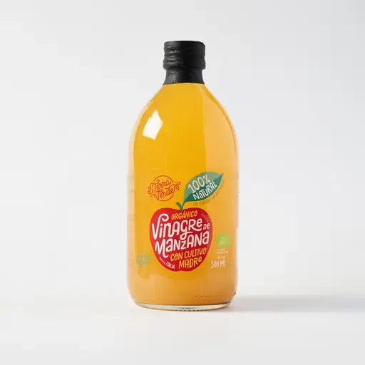 Vinagre de Manzana Orgánico c/Cultivo Madre 500ml TERRA VERDE