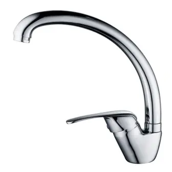 Monocomando cocina mesada pico alto Wico