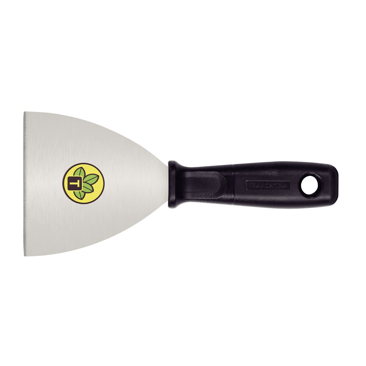 Espátula metálica flexible mango plastico 10cm Tramontina