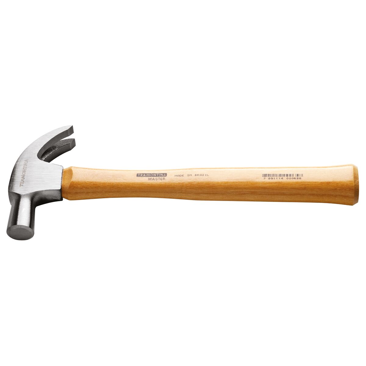 Martillo de uña 29mm con mango de madera Tramontina