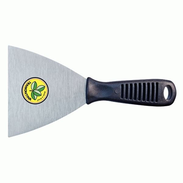 Espátula metálica flexible mango plastico 12cm Tramontina