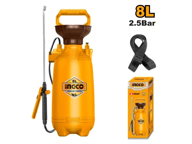 Pulverizador fumigador 8lt Ingco