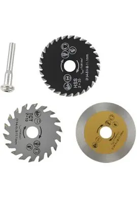 Discos mini torno 3pz 55mm Dre012
