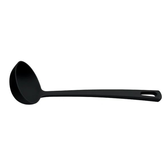 Cucharón en nylon color negro, modelo UTILITA TRAMONTINA