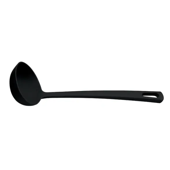 Cucharón en nylon color negro, modelo UTILITA TRAMONTINA
