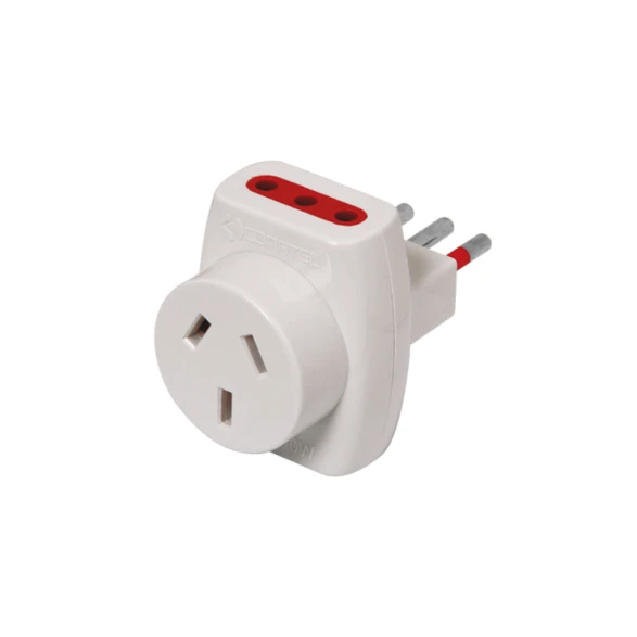 Adaptador 3 en línea c/1 estándar + 2x3 en línea -