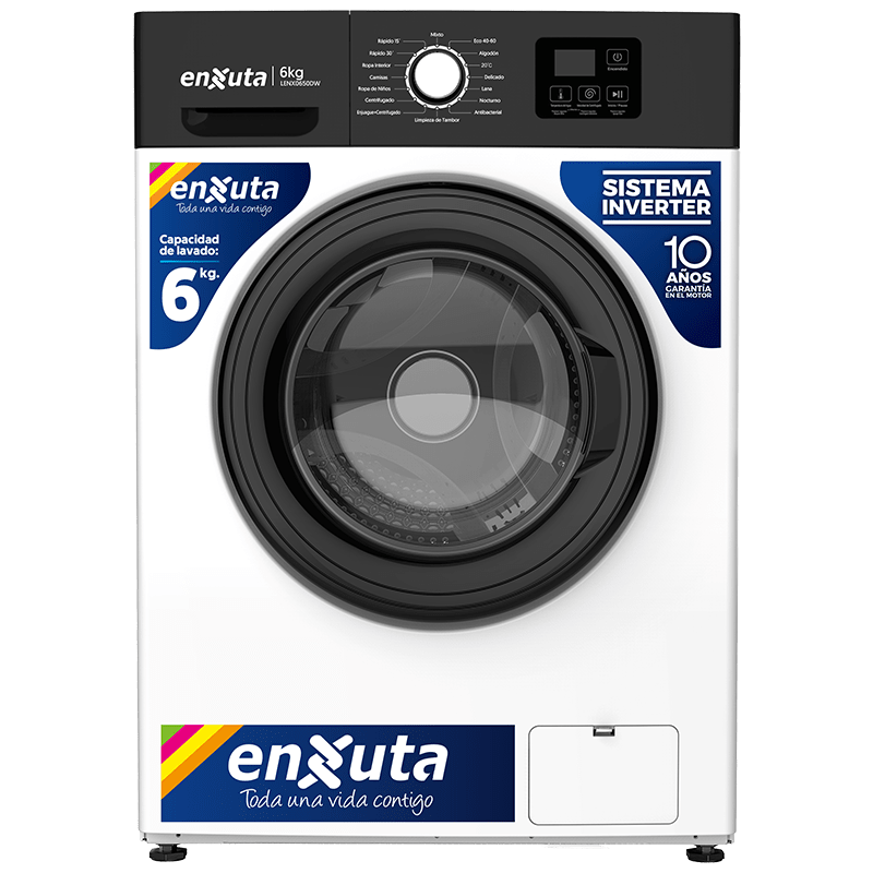 Lavarropas Carga Frontal Inverter Enxuta
