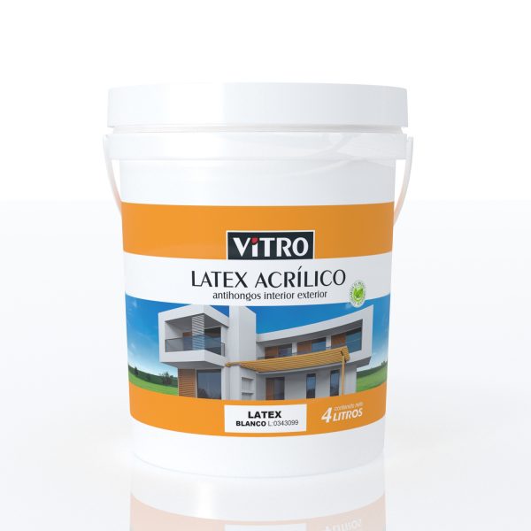Látex interior exterior blanco Vitro