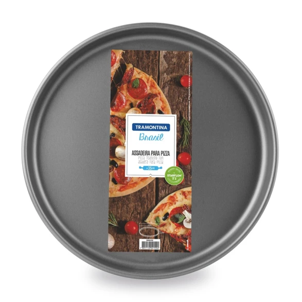 Molde para pizza modelo BRASIL, 30cm. TRAMONTINA