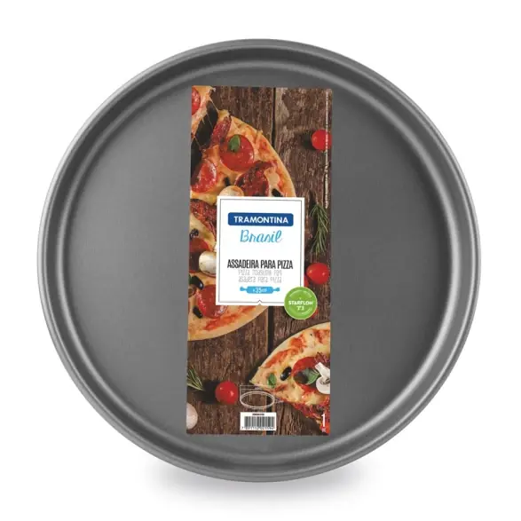 Molde para pizza modelo BRASIL, 30cm. TRAMONTINA