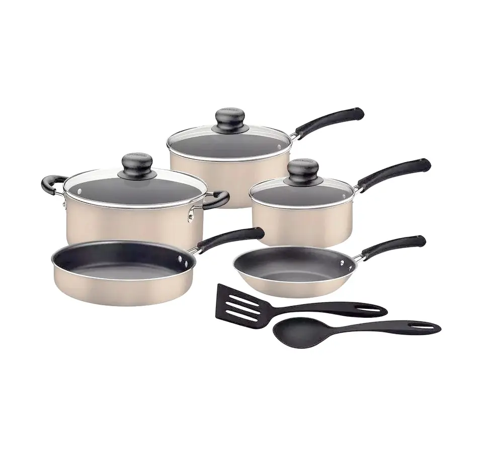 Batería cocina champagne 7 pzas SIMPLE COOKING Tramontina