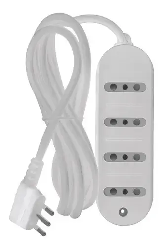 Alargue 4 tomas modulares 2.5mt Electraline