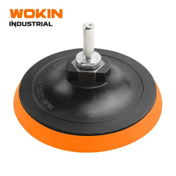 Disco de goma con velcro para amoladora y taladro 4 1/2 Wokin