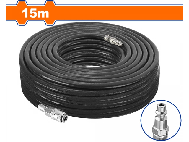 Manguera goma para compresor 15M 1/4" NPT Wadfow