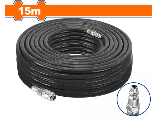 Manguera goma para compresor 15M 1/4" NPT Wadfow