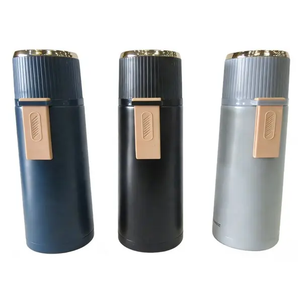 Termo con vaso 500ml acero inoxidable