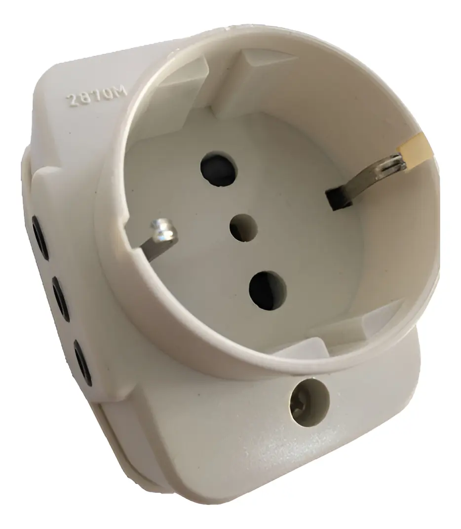 Toma shucko + 2 modulares laterales exterior Mig