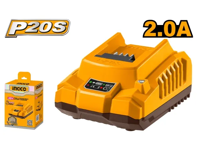 CARGADOR BATERIA LITIO 20V INGCO P MULTIPLE TOOLS