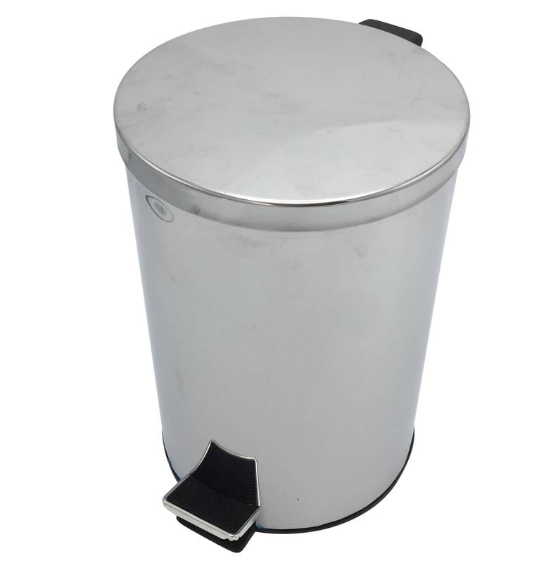 Papelera de metal 3L con pedal